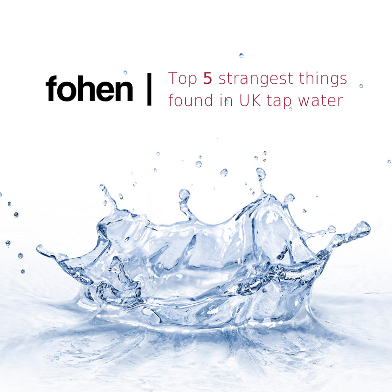 Top five strangest things found in UK tap water Fohen UK
