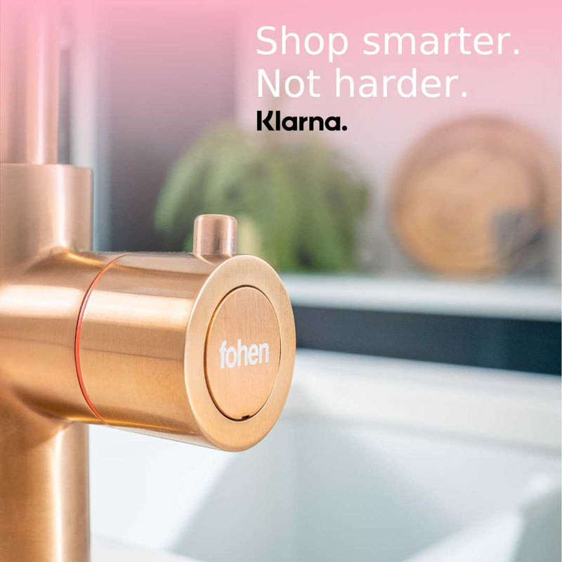Fohen Furnas Brushed Copper 3 in 1 Instant Boiling Hot Water Tap