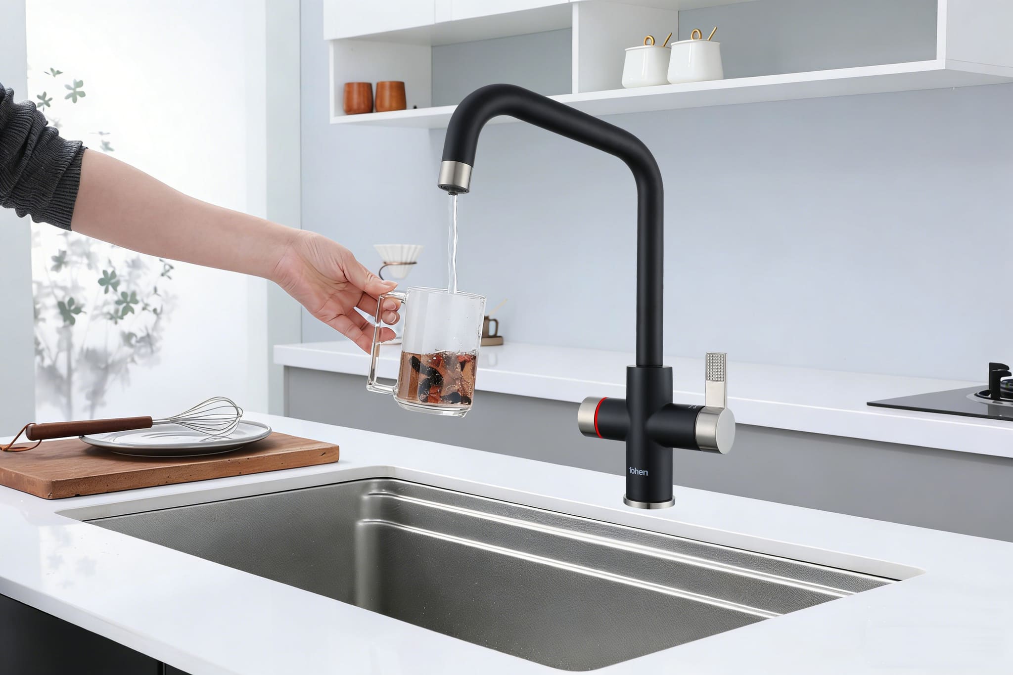 Image of Fohen 4-in-1 Fedina - Brushed Nickel