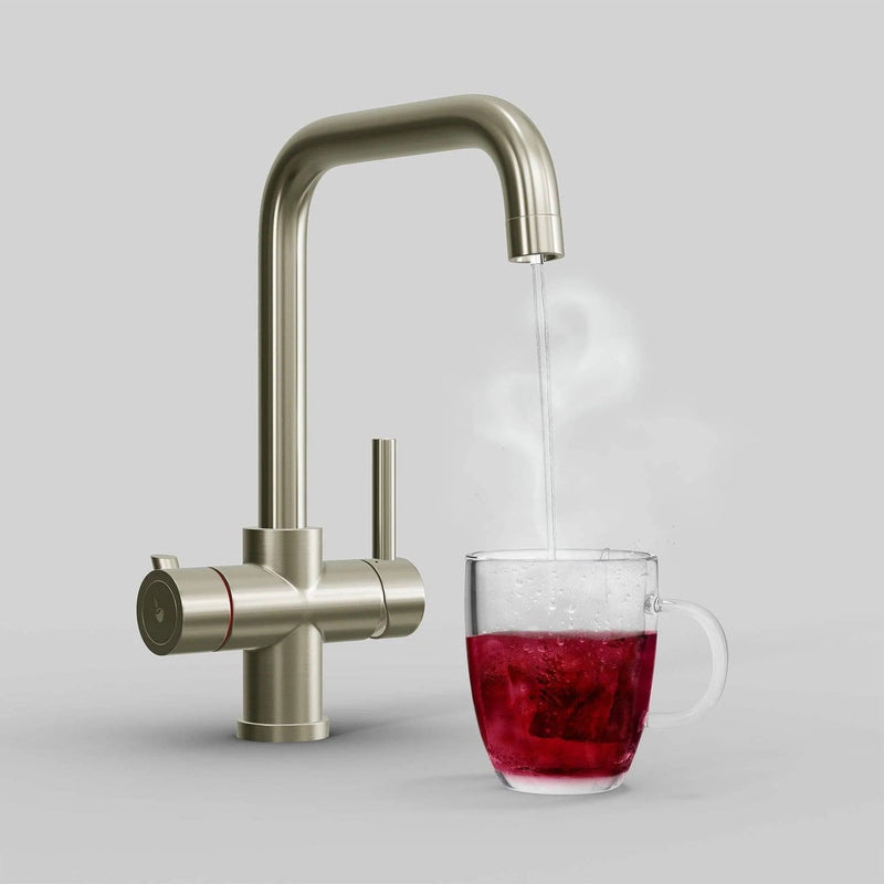 Fohen Fahrenheit | Brushed Nickel | 3-in-1 Instant Boiling Water Tap