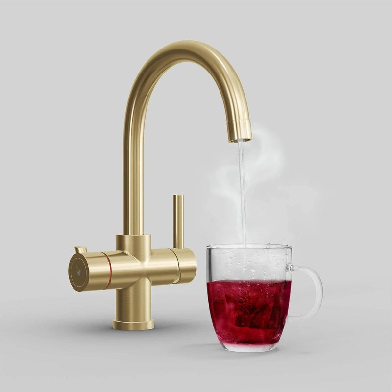 Furnas Champagne Gold 3-in-1 Instant Boiling Water Taps