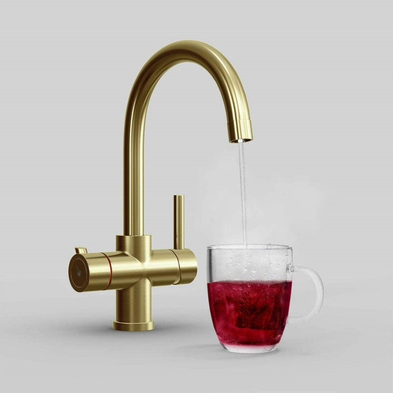 Fohen Furnas | Unfinished Brass | 3-in-1 Instant Boiling Water Tap