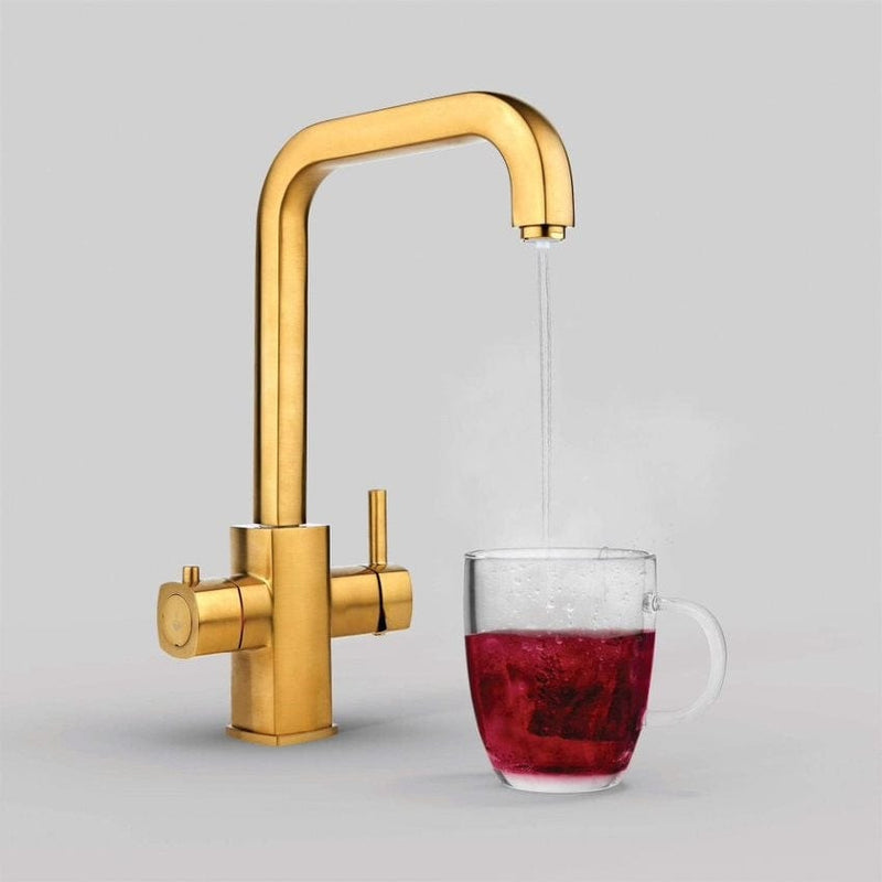 Fohen Figaro | Brushed Gold | 3-in-1 Boiling Water Tap