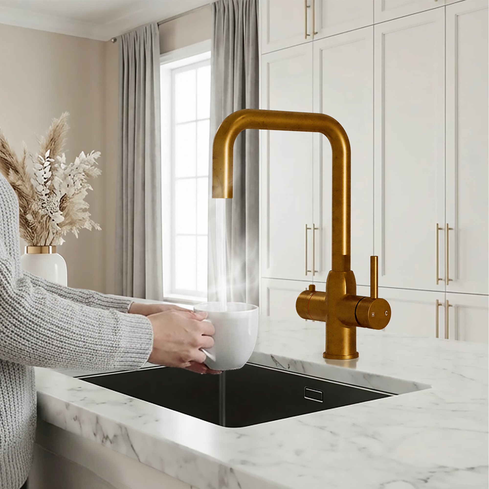 Image of Fohen Enos+ 4-in-1 Aged Brass