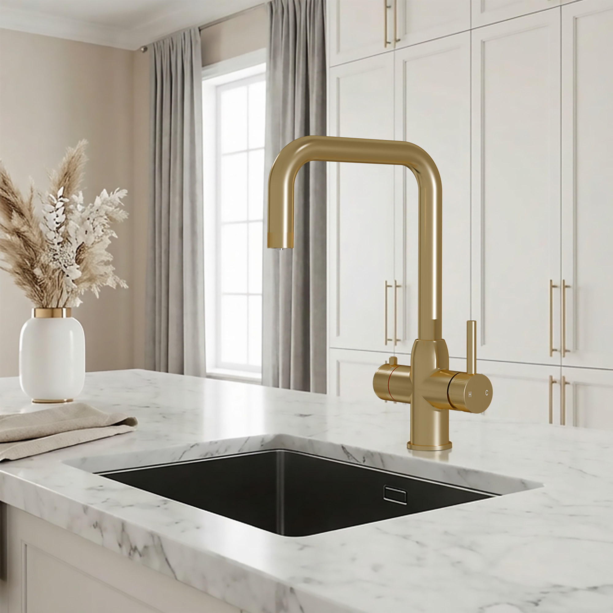 Fohen Enos+ 4-in-1 Brushed Brass