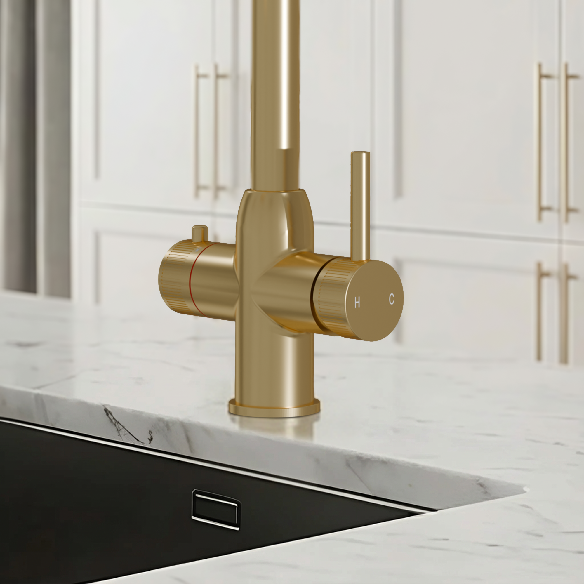 Image of Fohen Enos+ 4-in-1 Brushed Brass