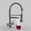 Fohen Flex Brushed Nickel Boiling Kitchen with Tap Spray Hose