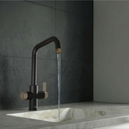 4-in-1 Fohen Fedina Touch - Matt Black & Patinated Brass Accents