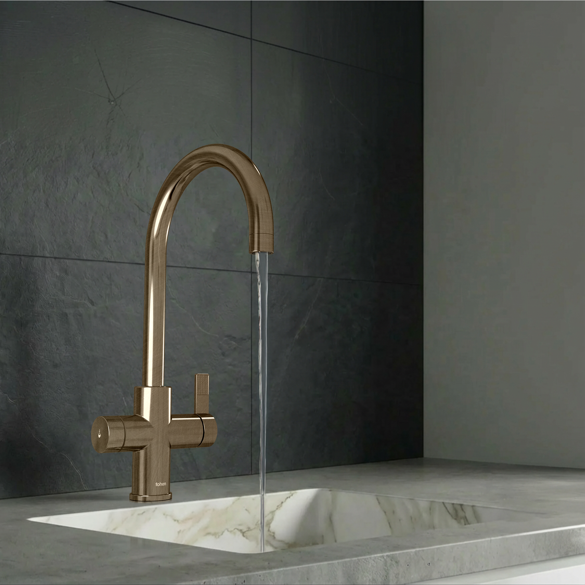 Image of Fohen 4-in-1 Fervente - Patinated Brass