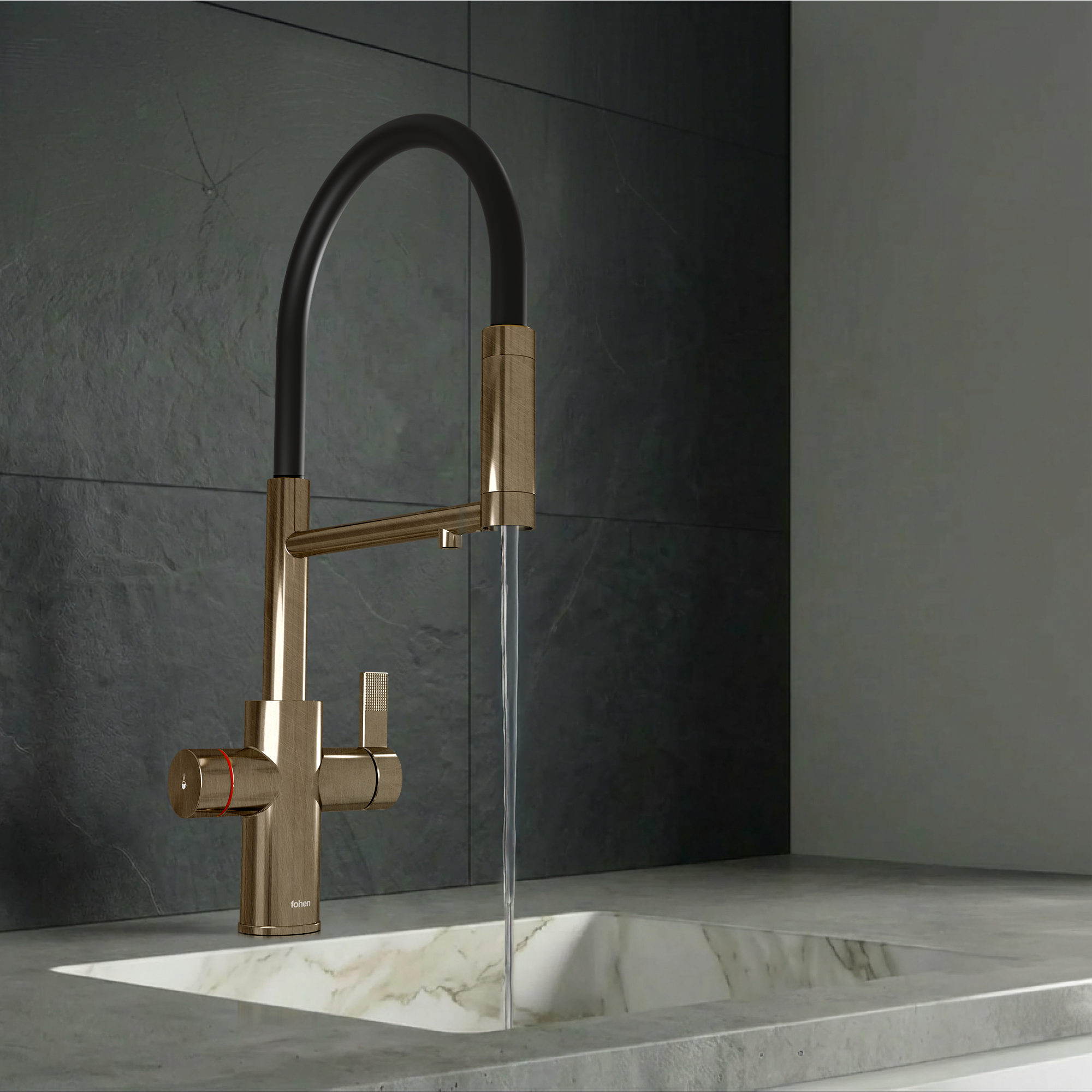 Image of Fohen 4-in-1 Flux - Patinated Brass