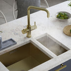 3-in-1 Hanström Lunen Touch - Brushed Brass