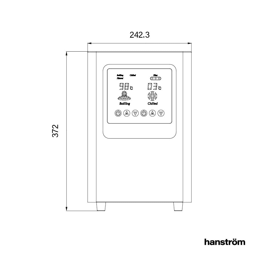 Image of Hanström Floran Matt Black