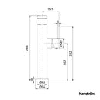 5-in-1 Hanström Floran - Brushed Nickel
