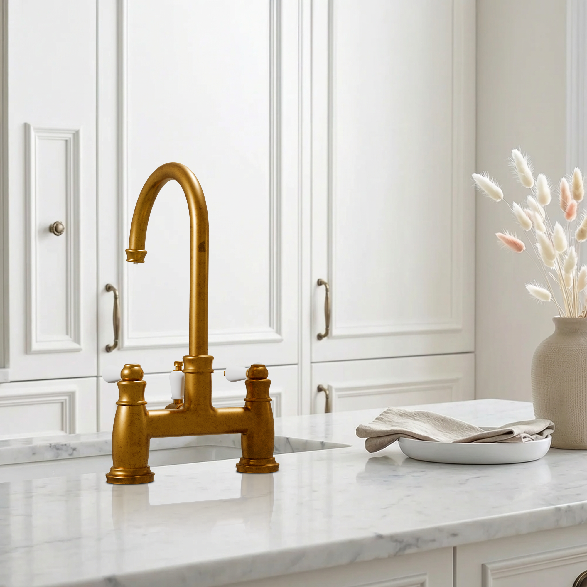 Image of Fohen Holden Bridge 4-in-1 Aged Brass