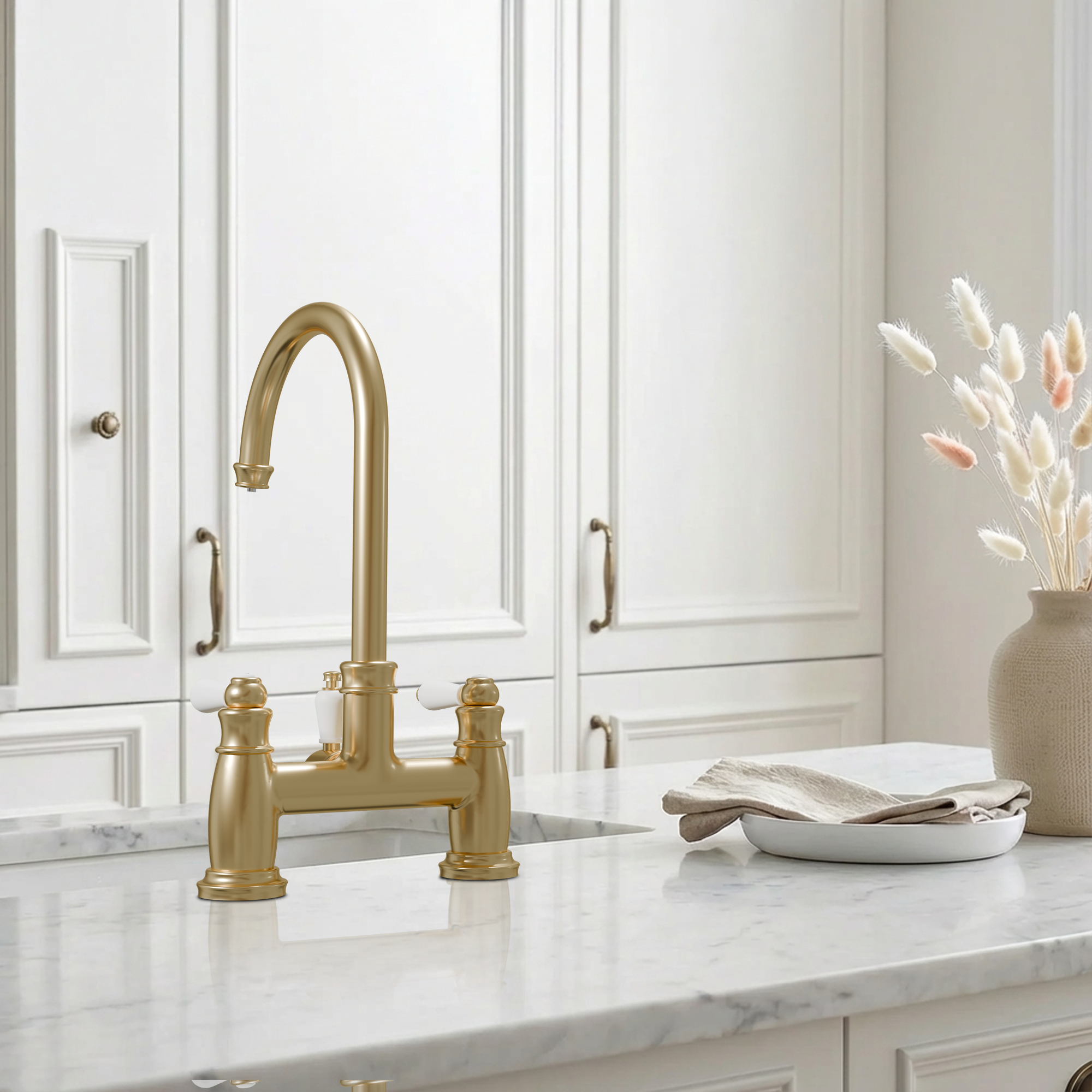 Image of Fohen Holden Bridge 4-in-1 Brushed Brass