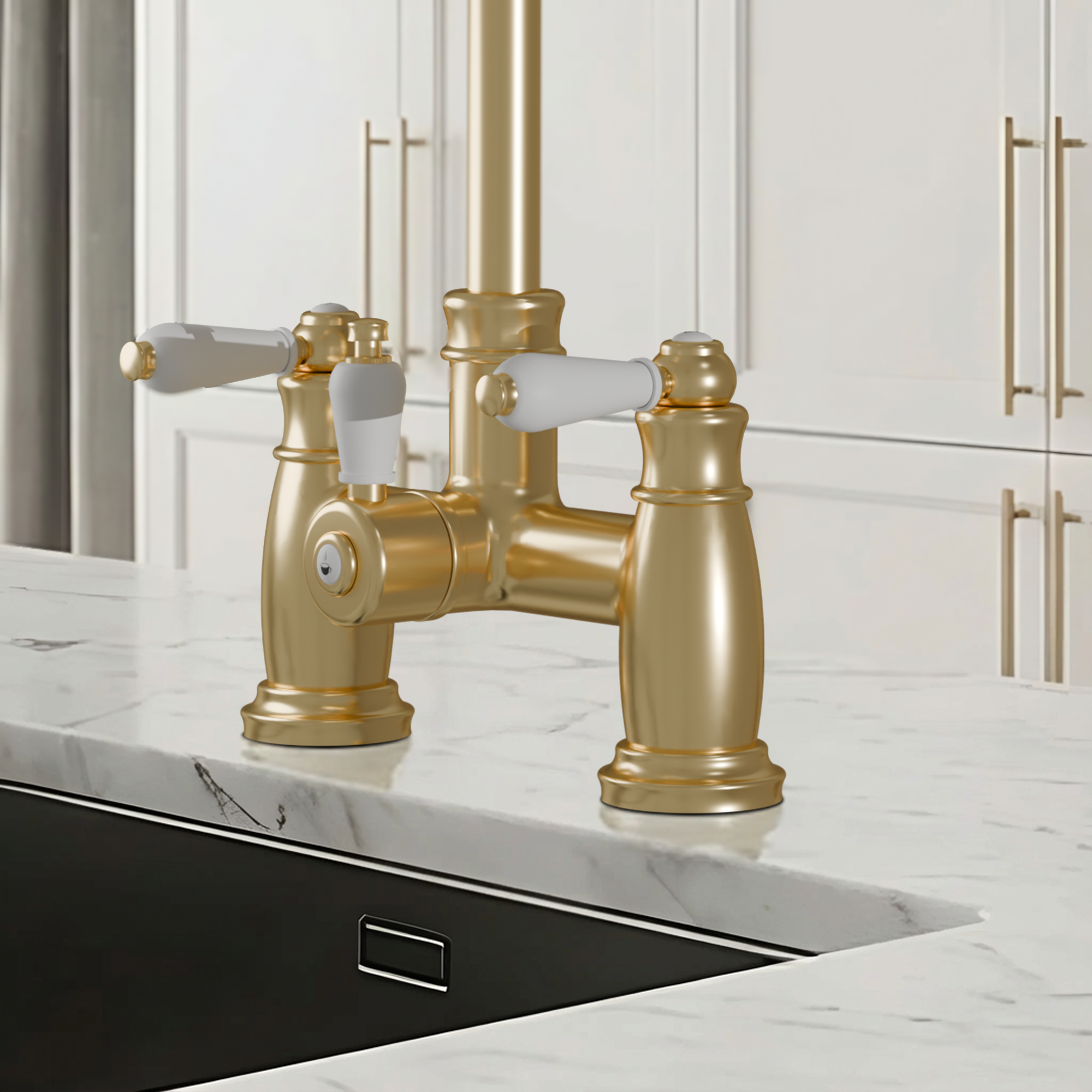 Image of Fohen Holden Bridge 4-in-1 Brushed Brass