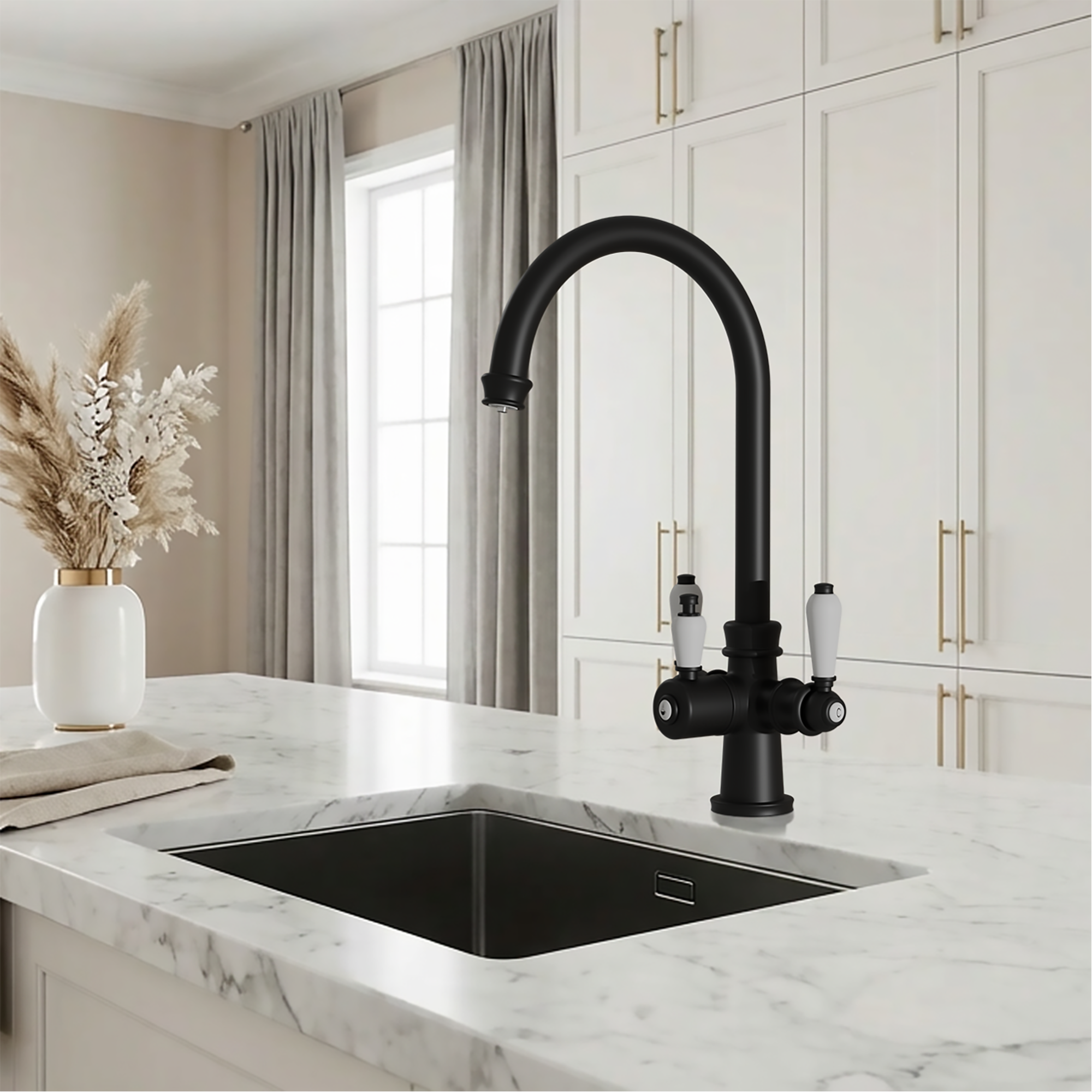 Image of Fohen Holden 3-in-1 Matt Black