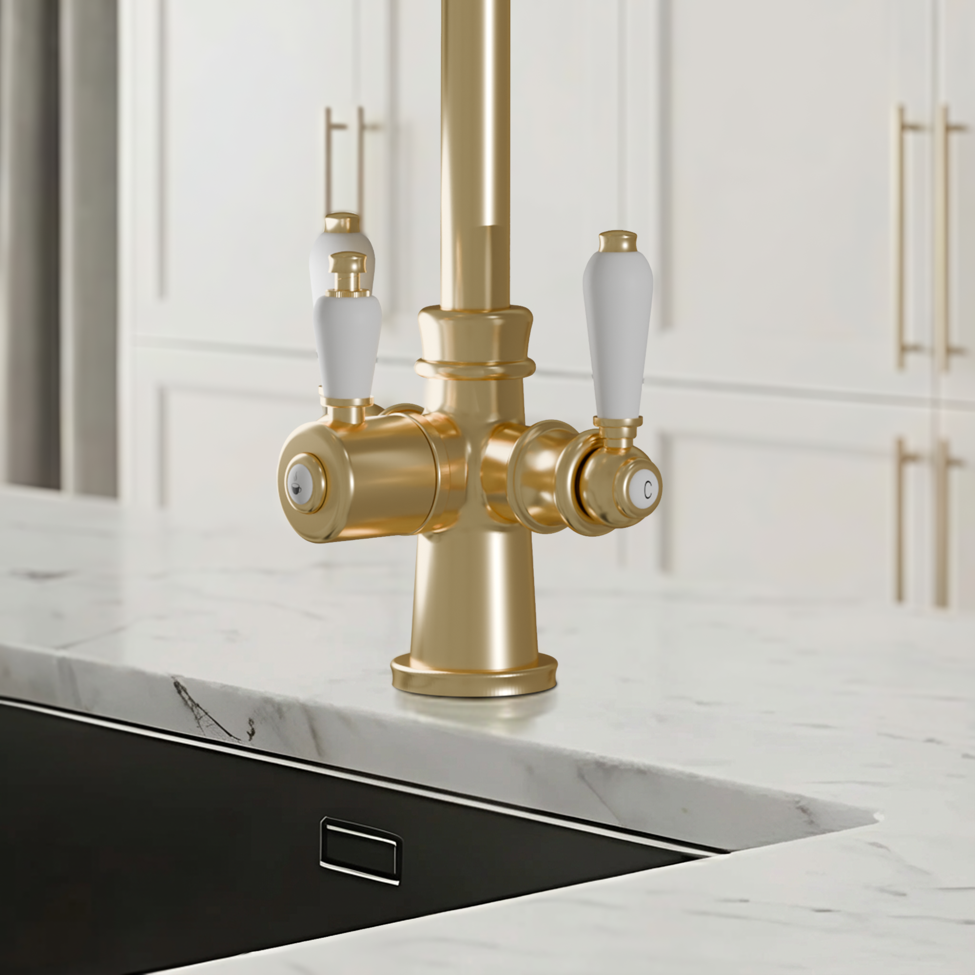 Fohen Holden 3-in-1 Brushed Brass