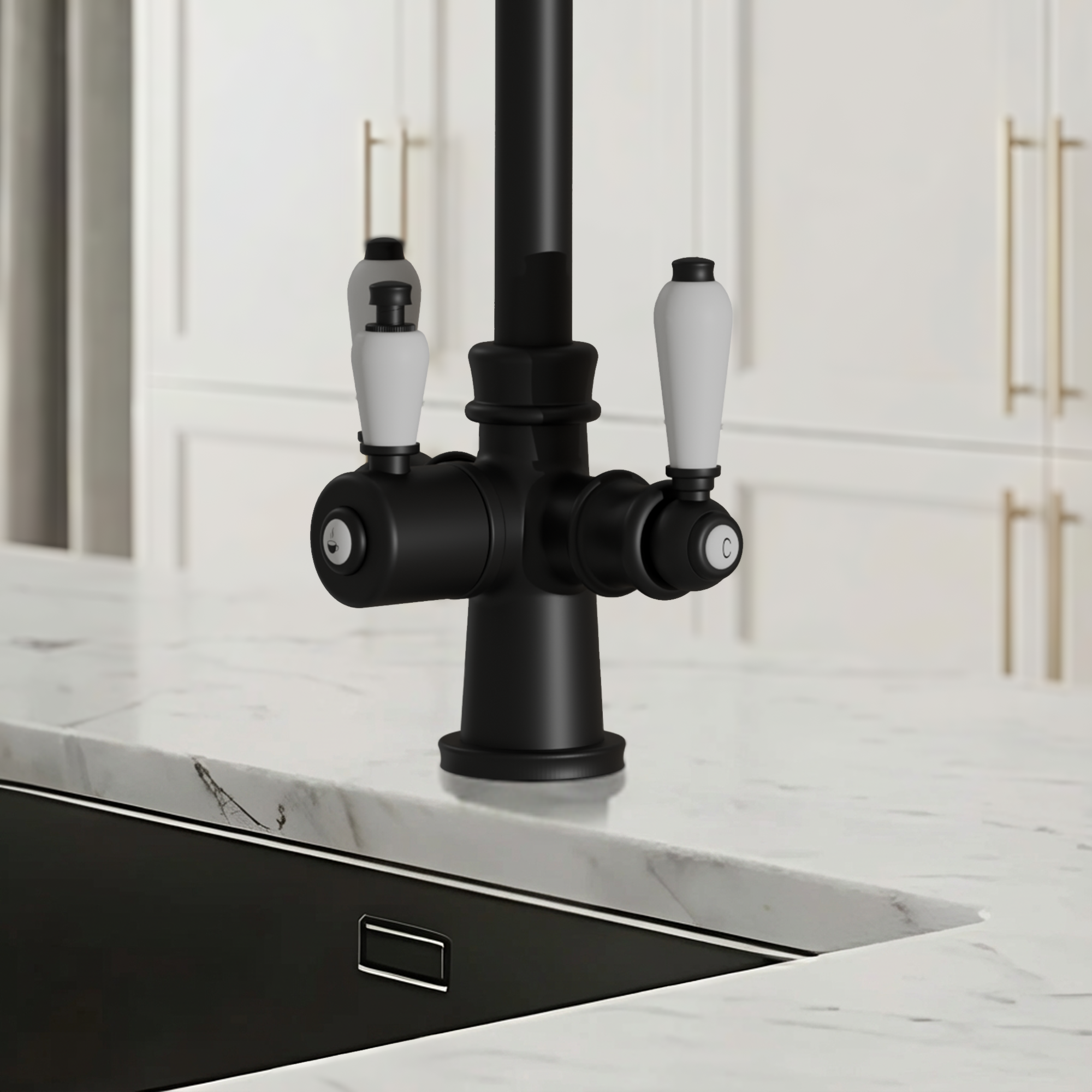 Image of Fohen Holden 3-in-1 Matt Black