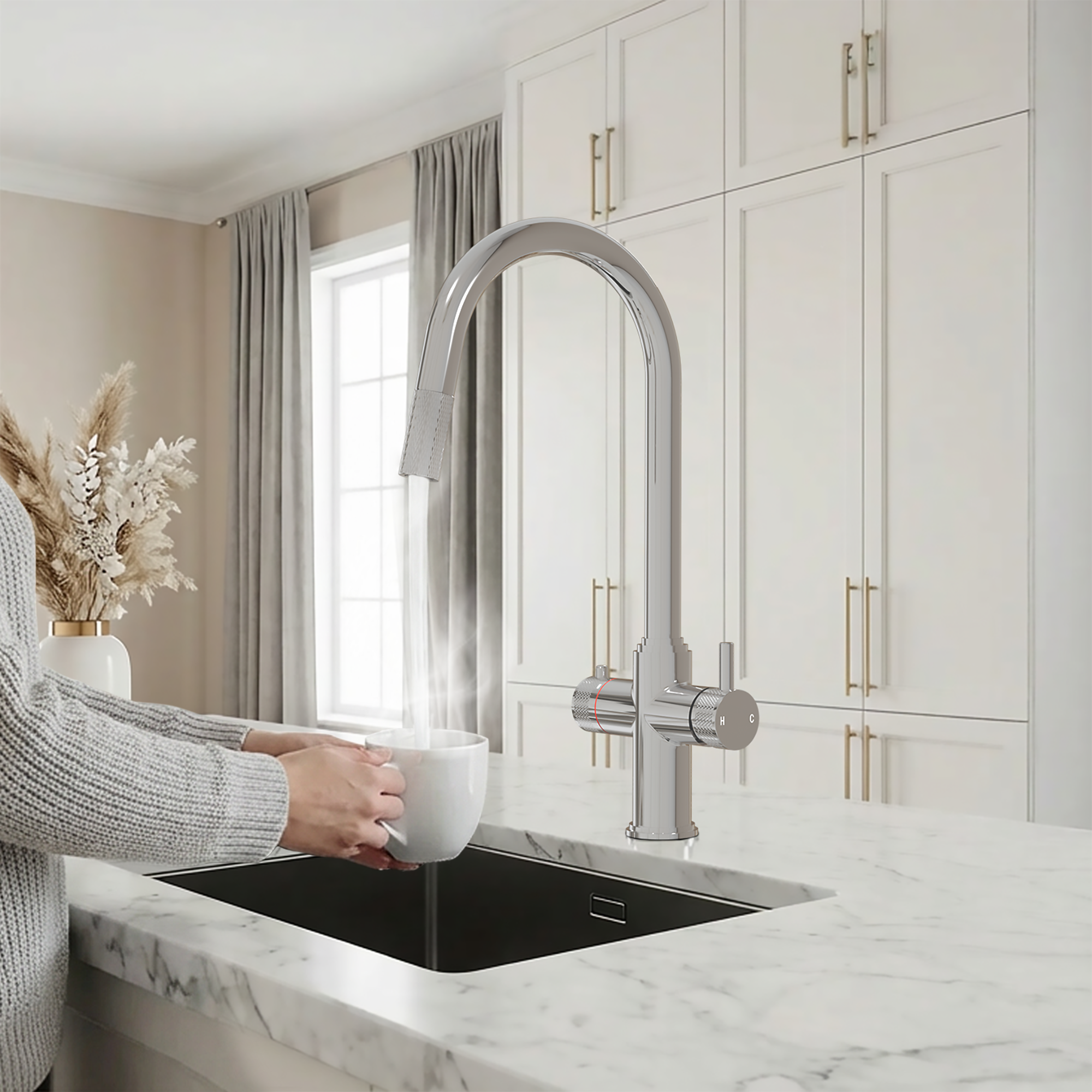 Image of Fohen Kyros 4-in-1 Pull Out Chrome