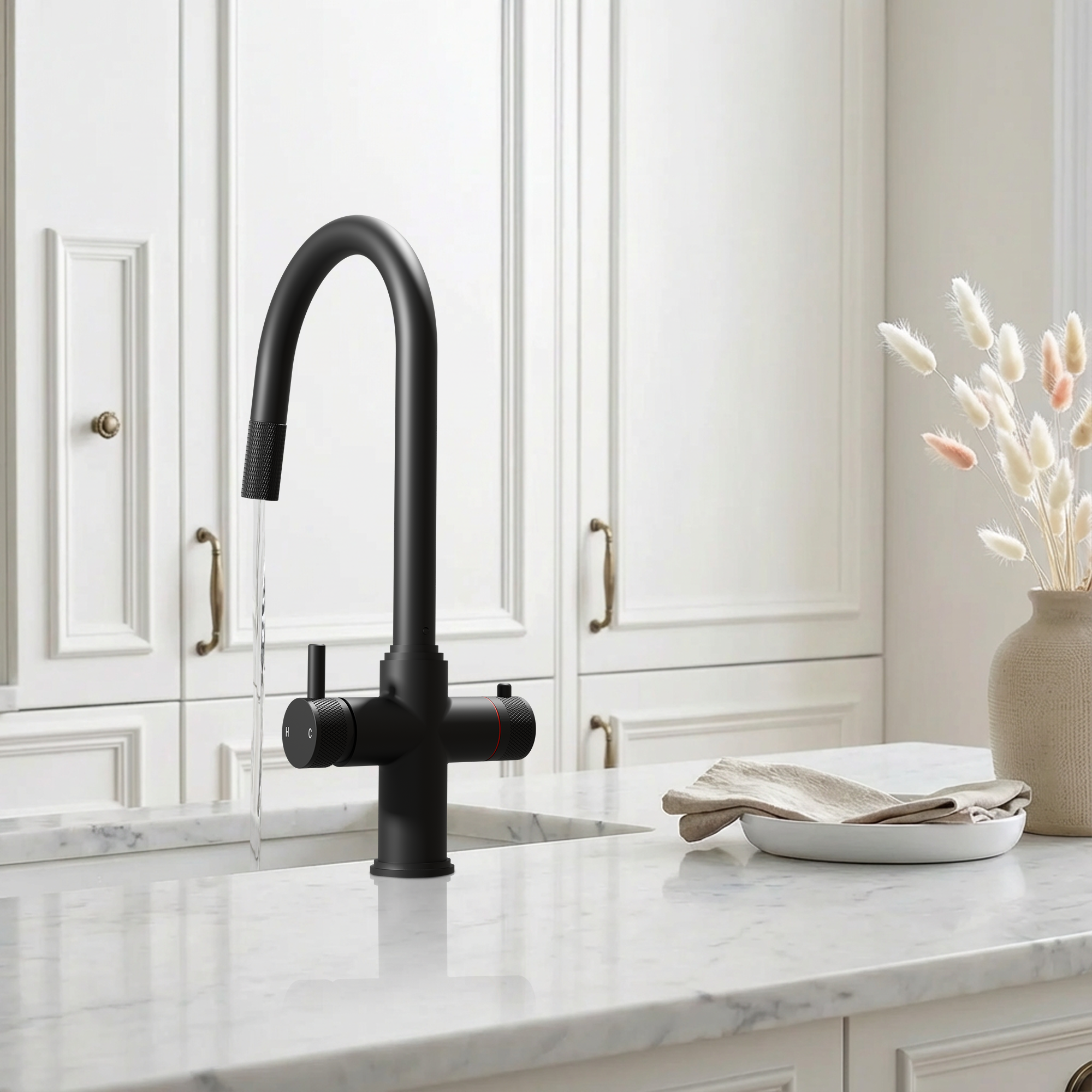 Fohen Kyros 4-in-1 Pull Out Matt Black