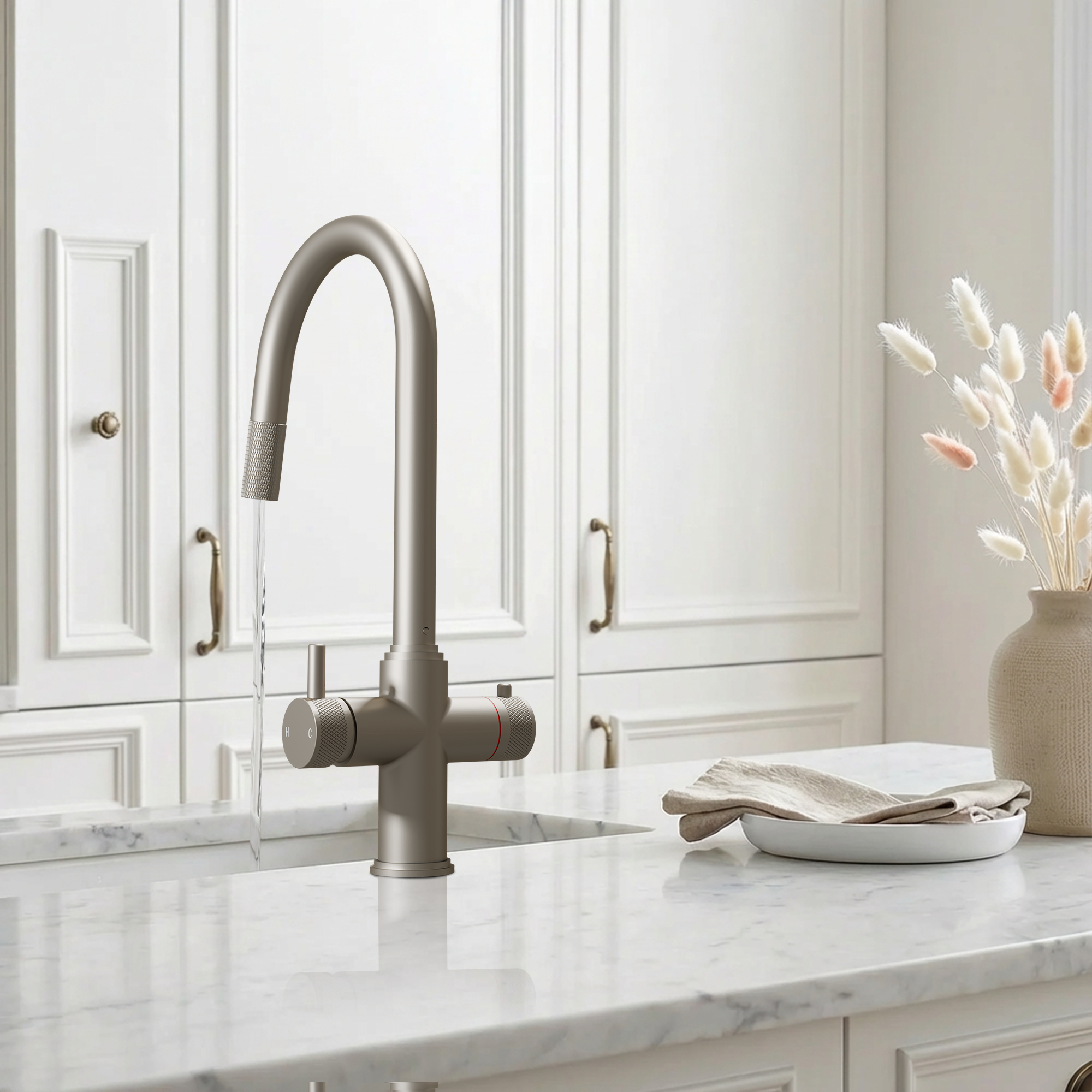 Image of Fohen Kyros 4-in-1 Pull Out Brushed Nickel