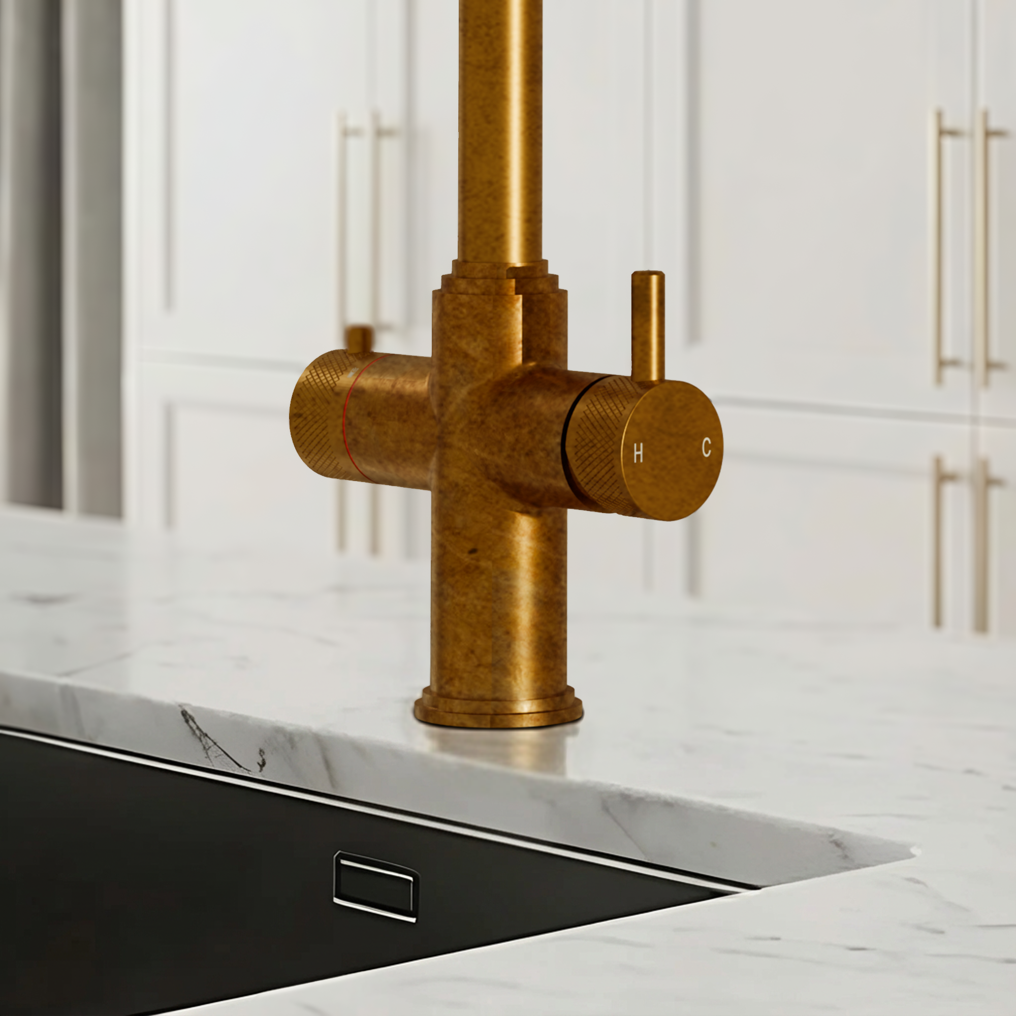 Fohen Kyros 4-in-1 Pull Out Aged Brass