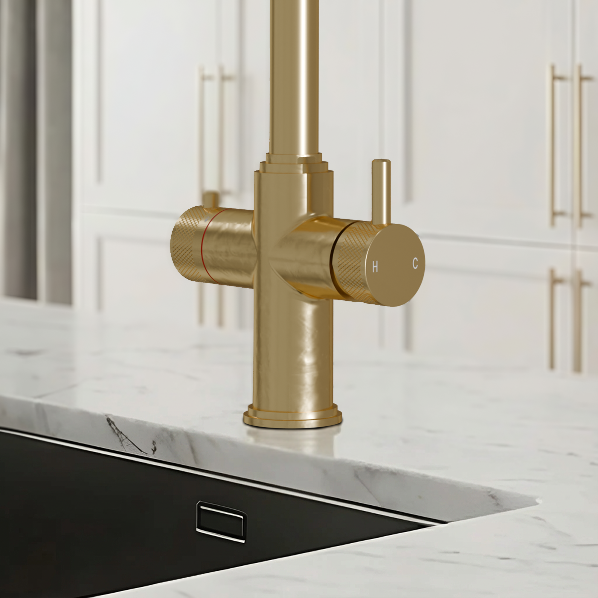 Fohen Kyros 4-in-1 Pull Out Brushed Brass