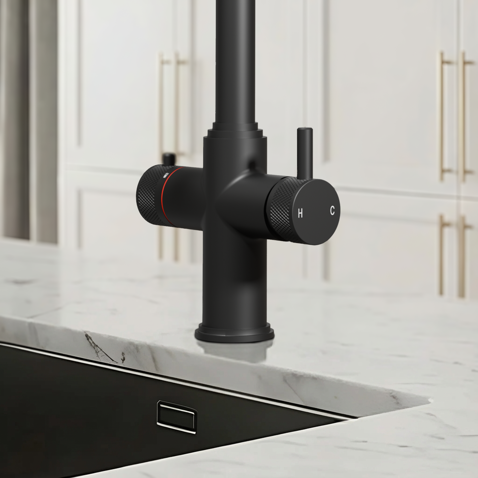 Fohen Kyros 4-in-1 Pull Out Matt Black