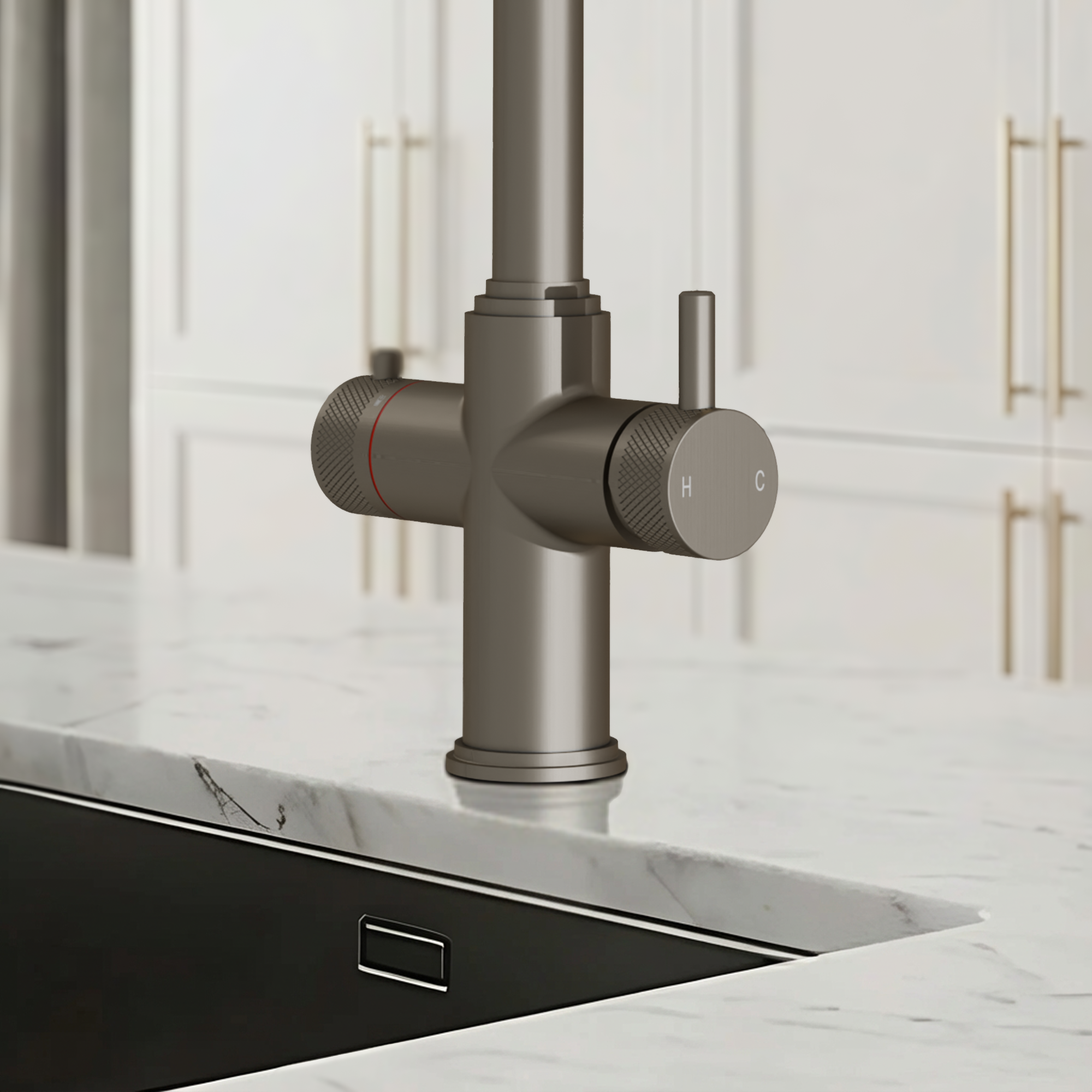 Fohen Kyros 4-in-1 Pull Out Brushed Nickel