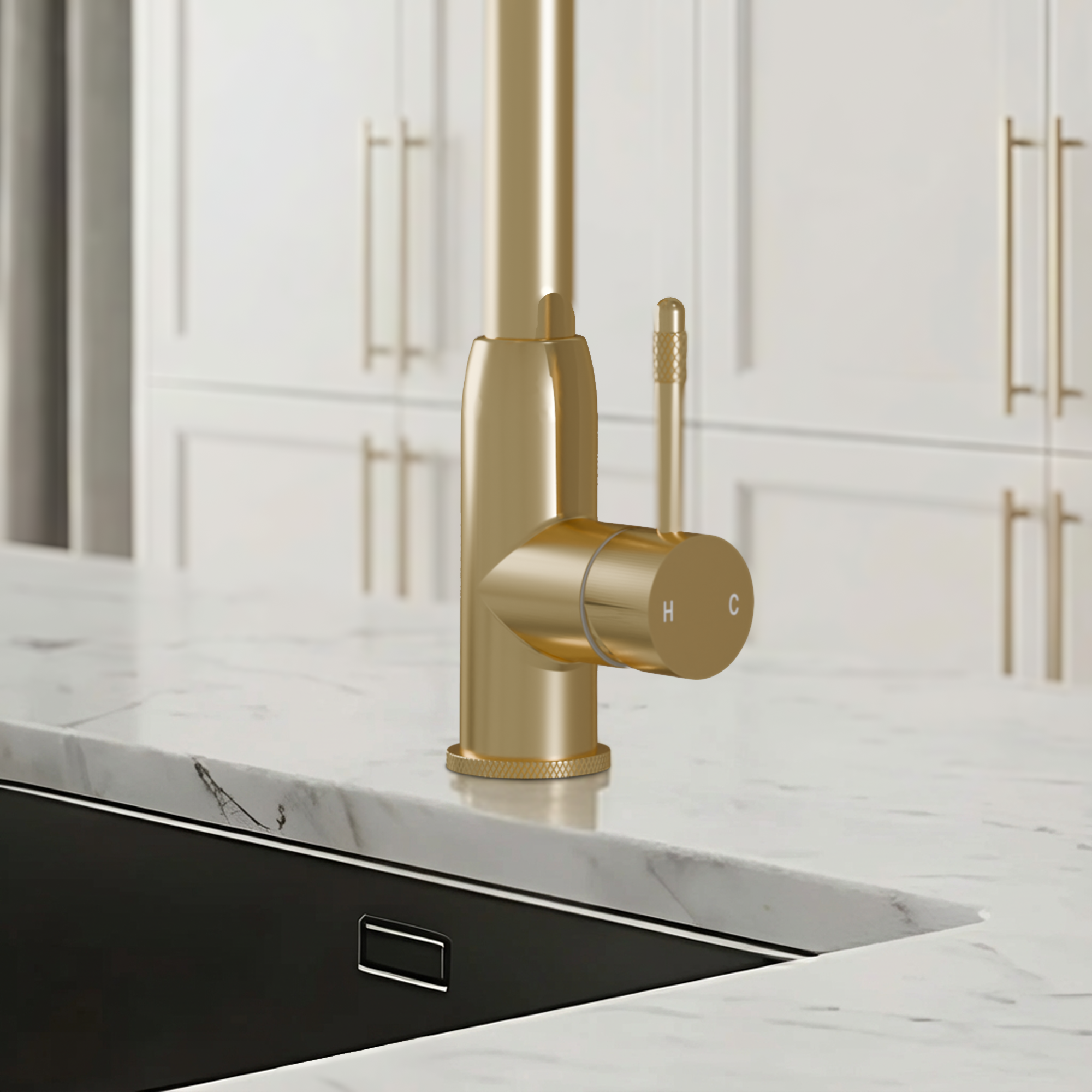 Fohen Lesse 2-in-1 Brushed Brass