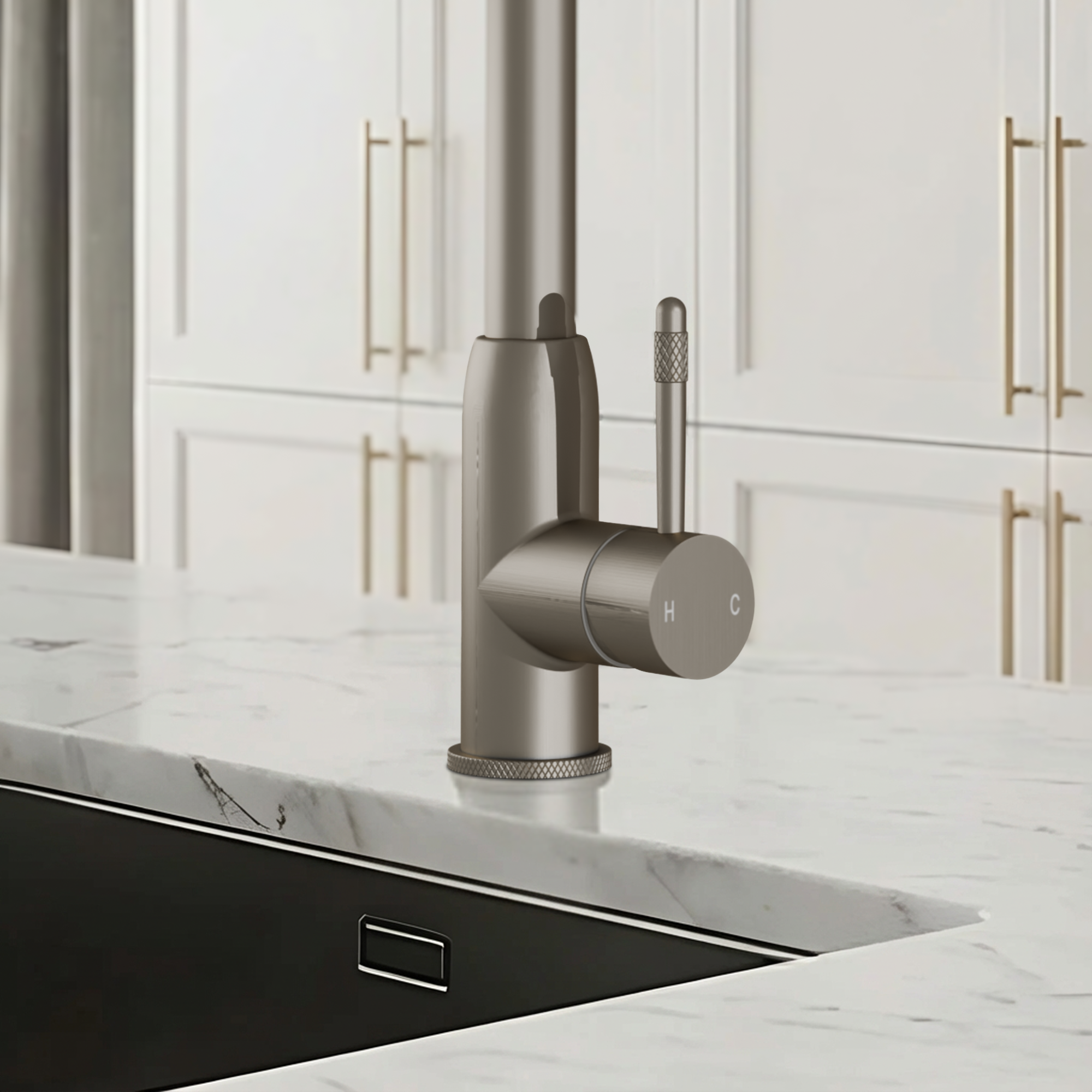 Fohen Lesse 2-in-1 Brushed Nickel