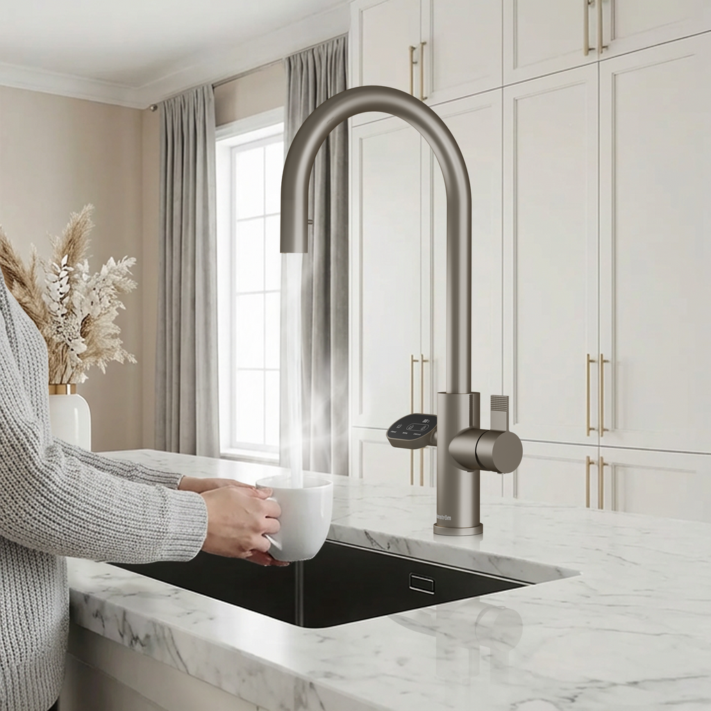 4-in-1 Hanström Nexa Digital Pullout - Brushed Nickel