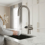 4-in-1 Hanström Nexa Digital Pullout - Brushed Nickel