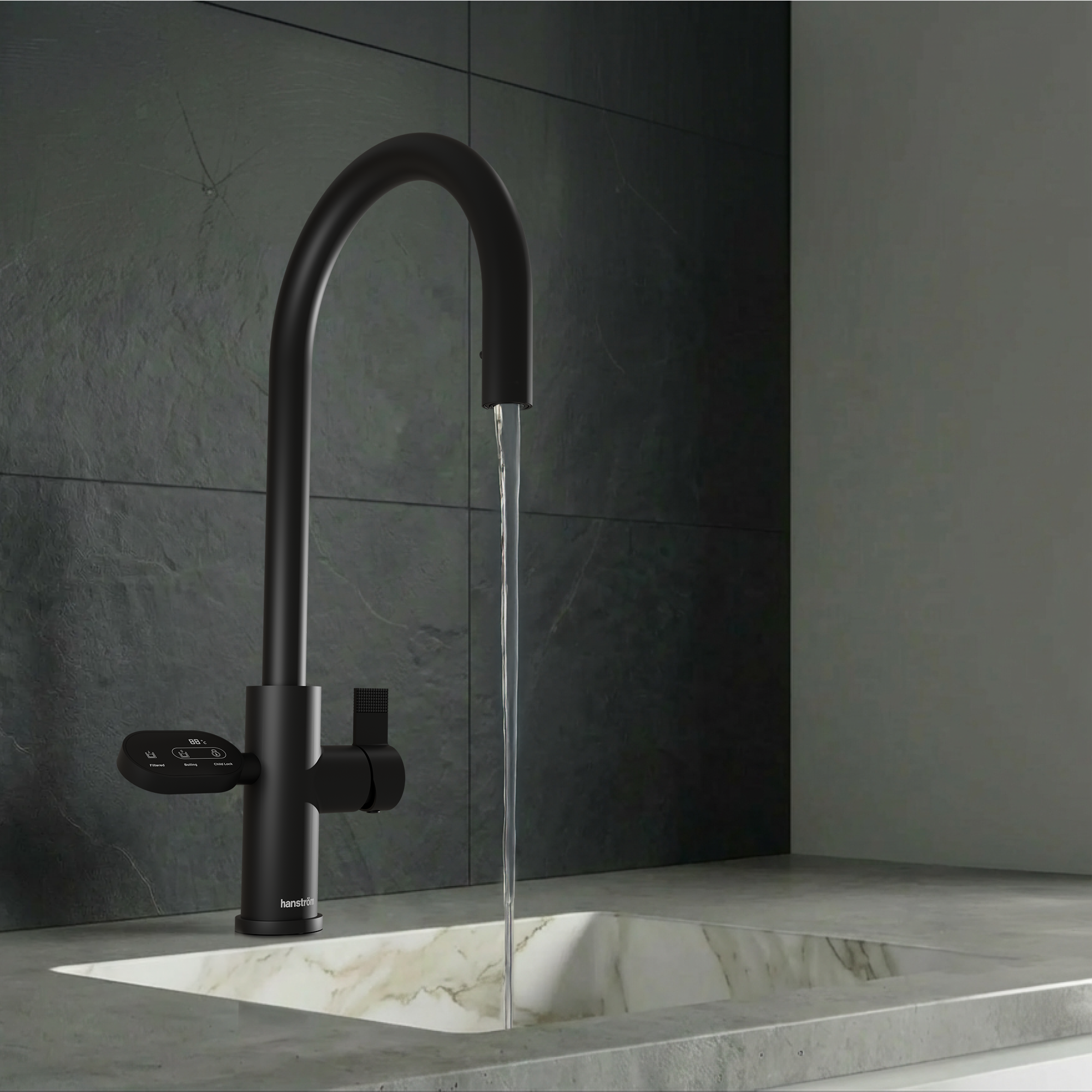 Image of Hanström 4-in-1 Nexa Digital Pullout - Matt Black
