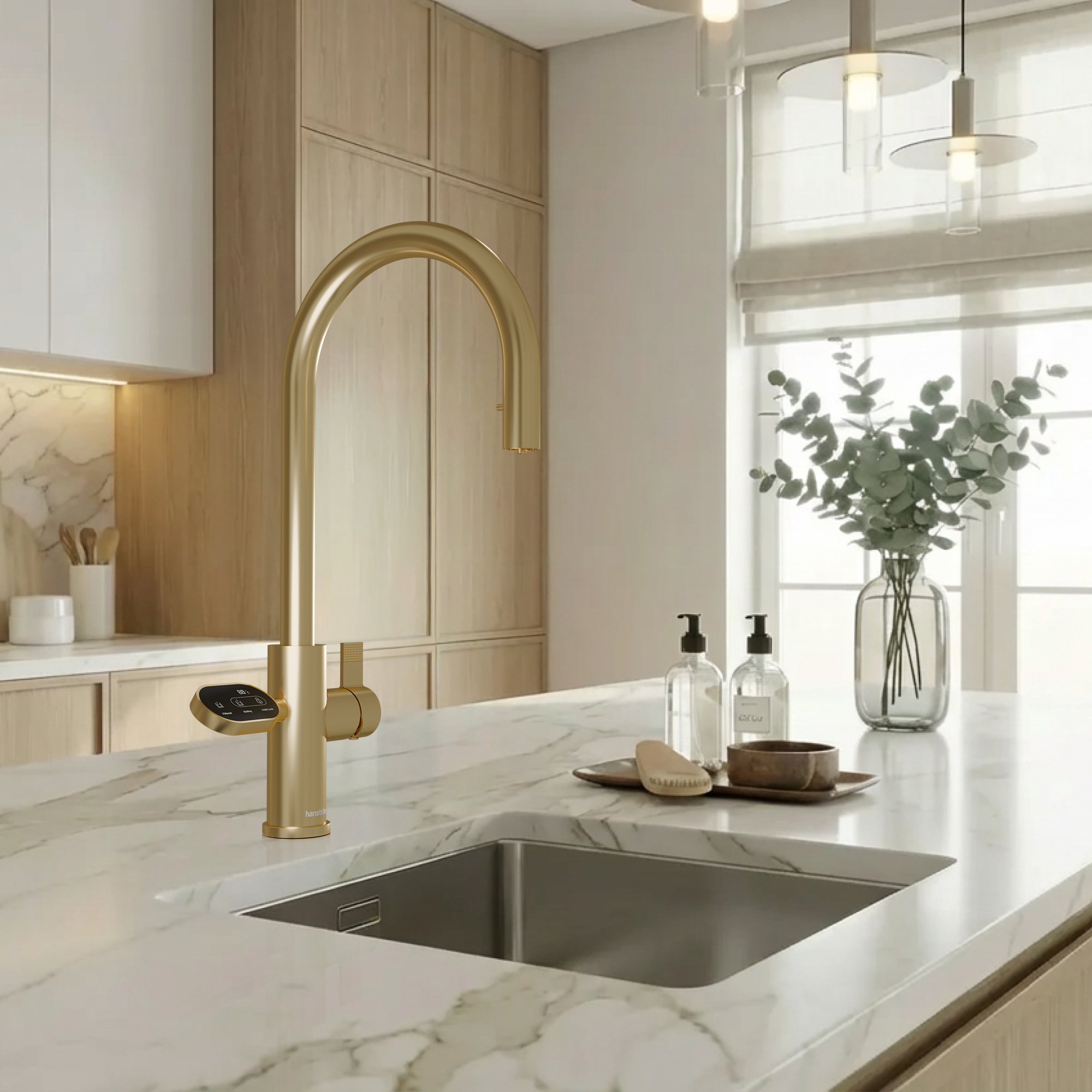 Image of Hanström 4-in-1 Nexa Digital Pullout - Brushed Gold
