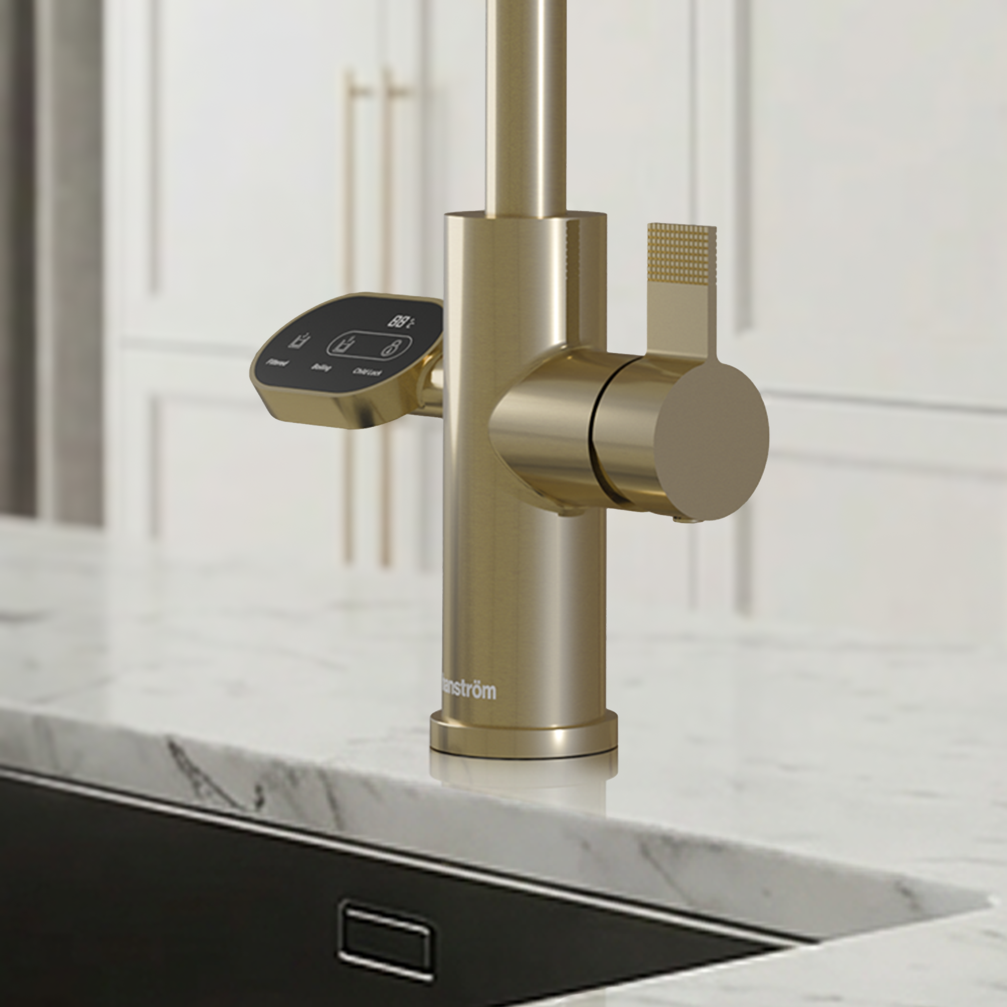 Image of Hanström 4-in-1 Nexa Digital - Brushed Brass