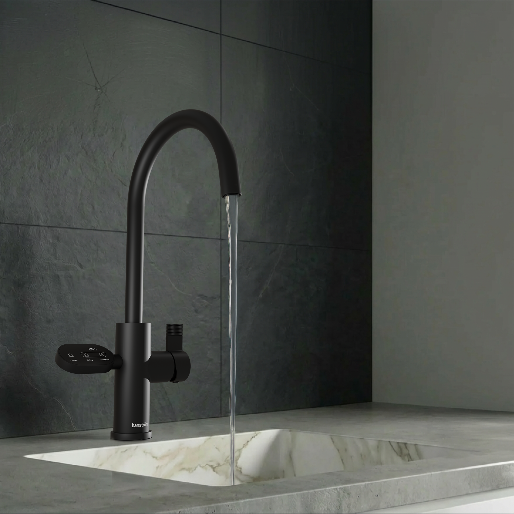 Image of Hanström 4-in-1 Nexa Digital - Matt Black