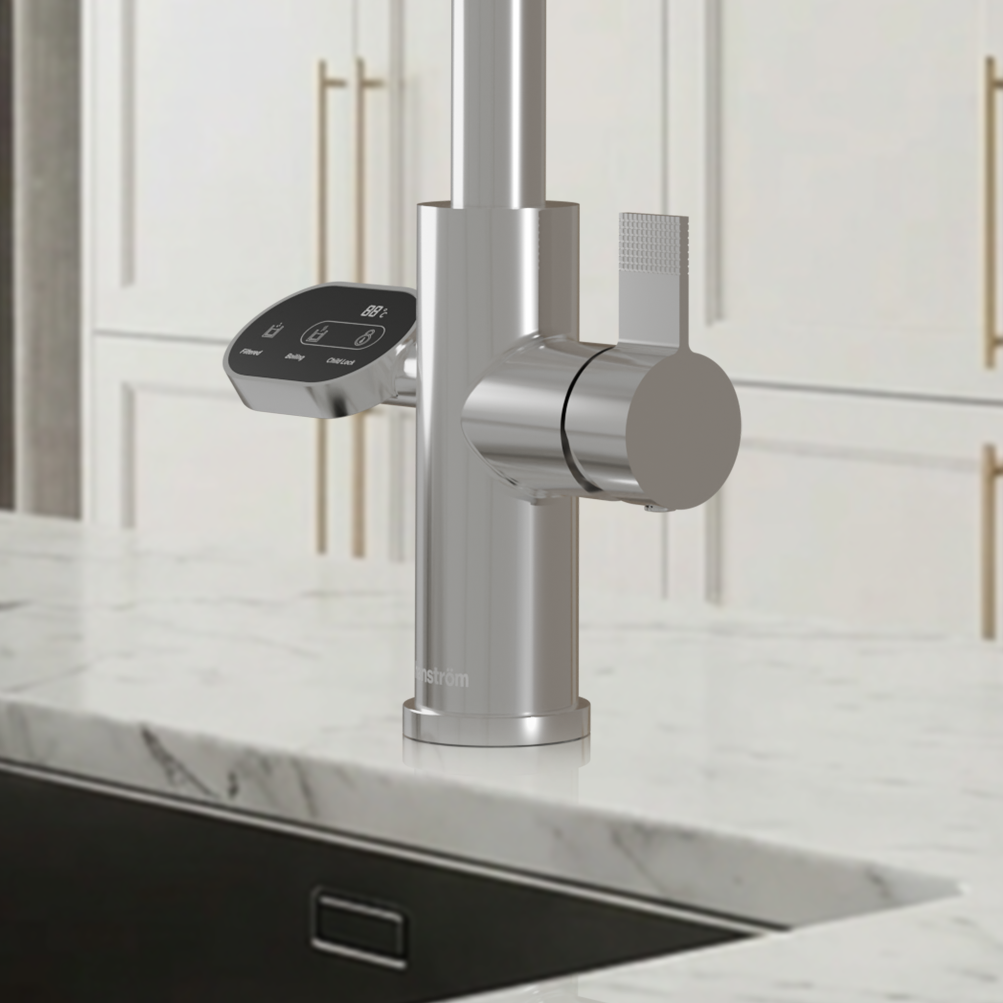 Image of Hanström 4-in-1 Nexa Digital Pullout - Chrome