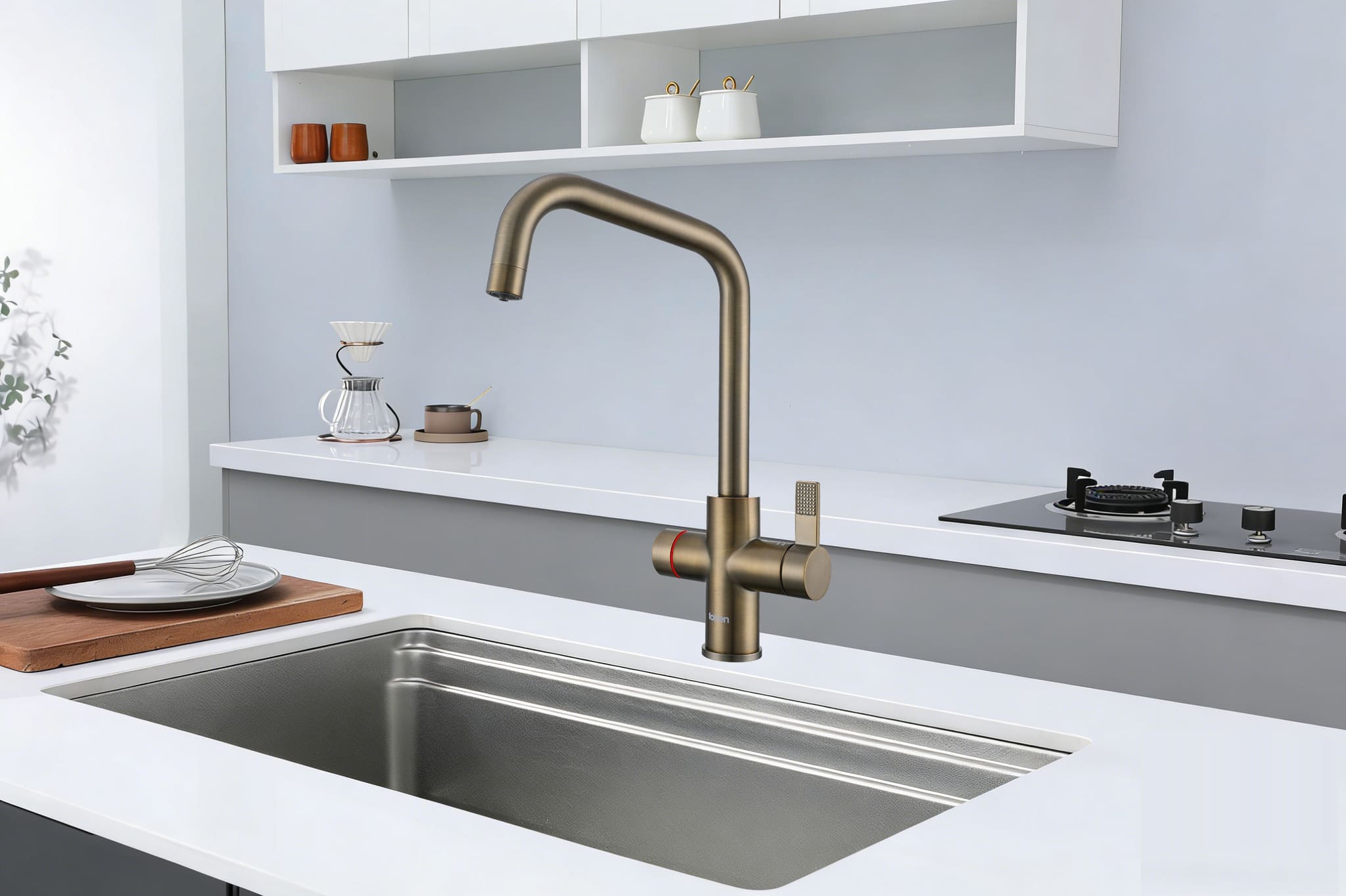 Image of Fohen 4-in-1 Fedina - Patinated Brass