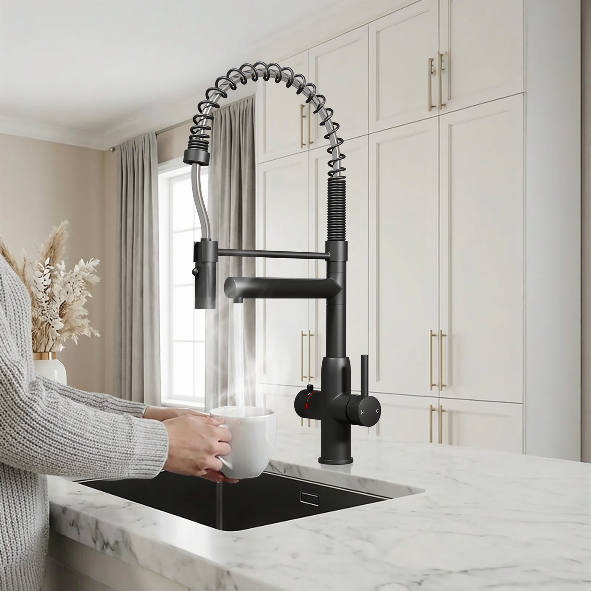 Image of Fohen Spring Pro 3-in-1 Matt Black