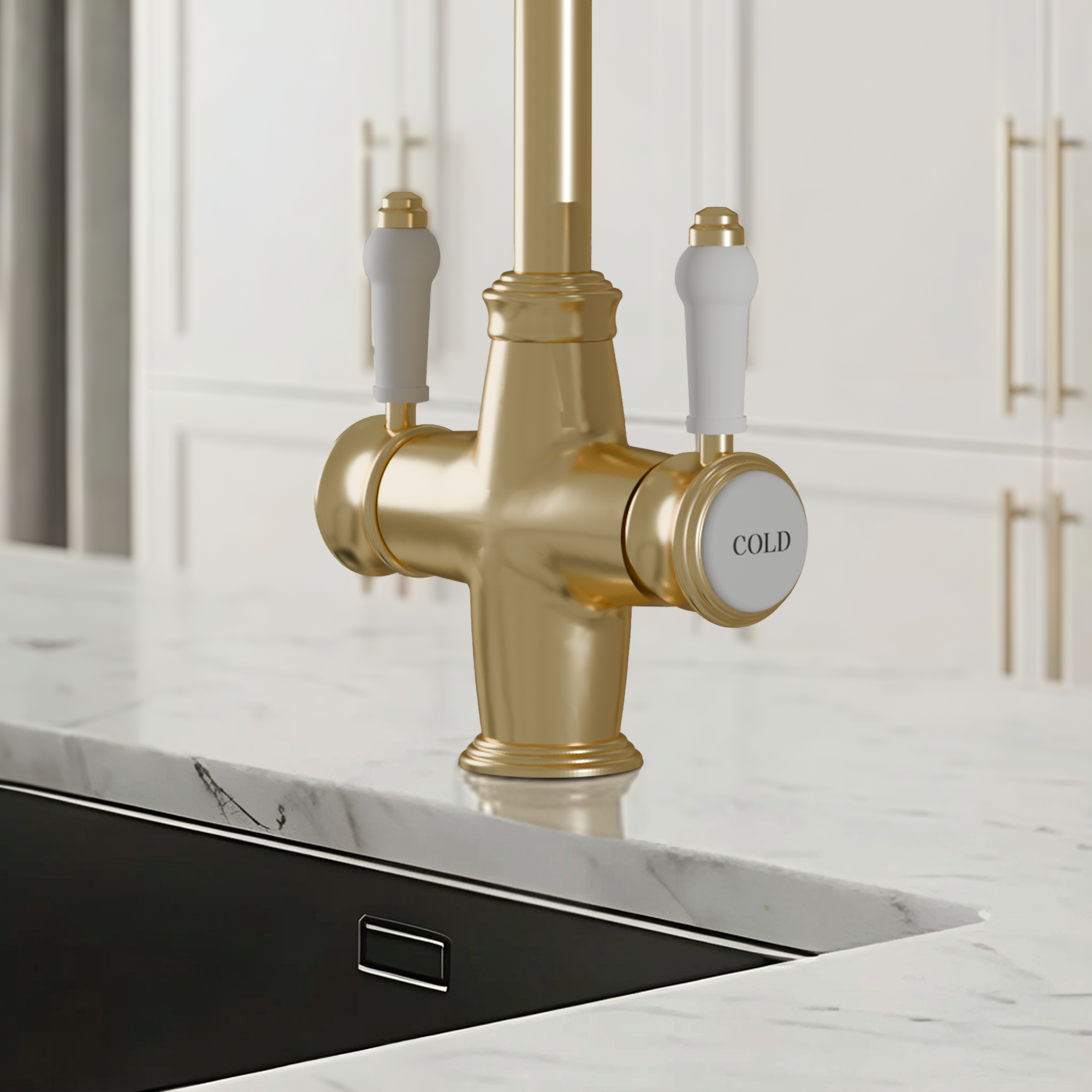 Fohen Sterling 3-in-1 Brushed Brass