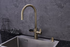4-in-1 Hanström Nexa Digital Pullout - Antique Brass