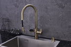 4-in-1 Hanström Nexa Digital Pullout - Antique Brass