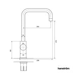 3-in-1 Hanström Lunen - Chrome