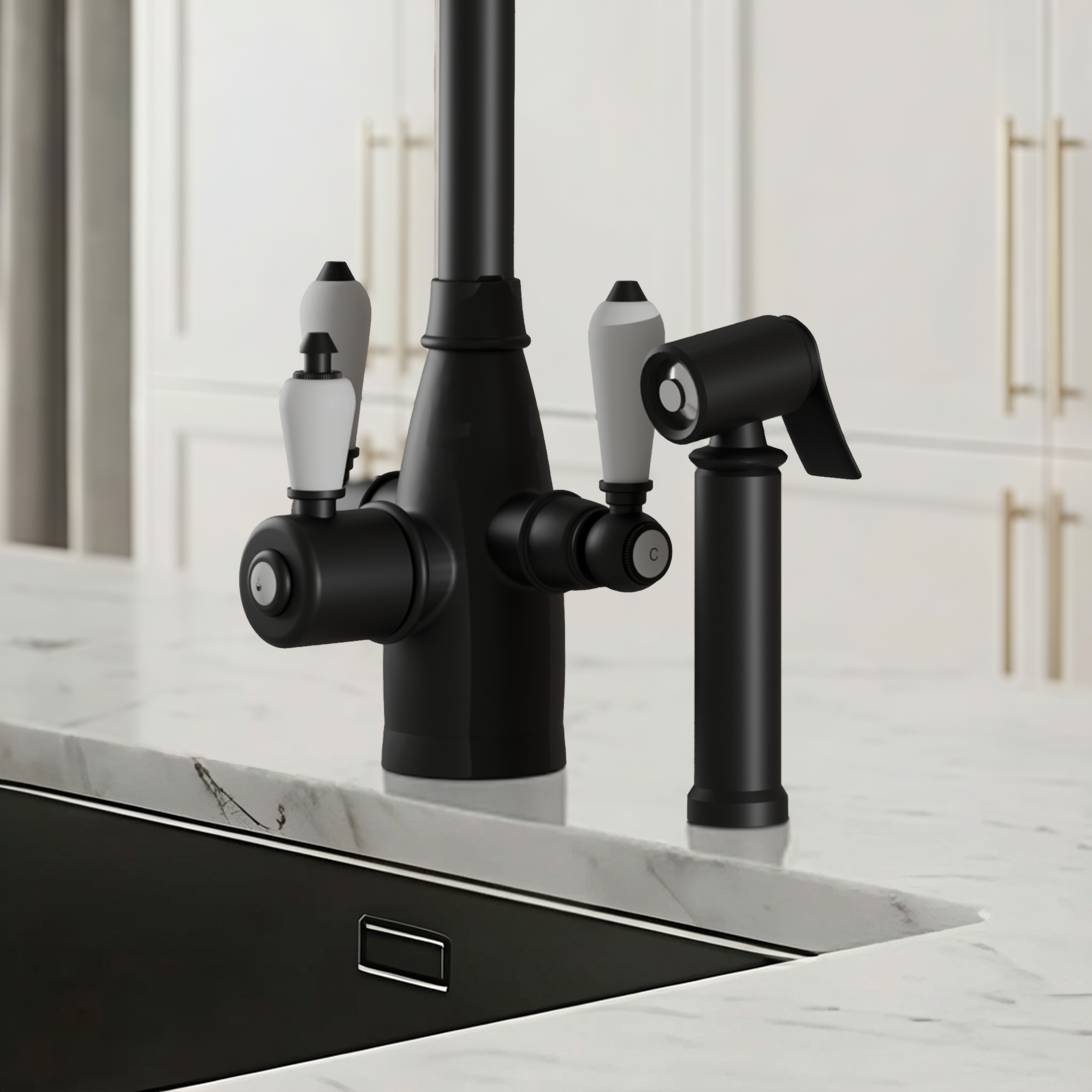 Image of Fohen Tate 3-in-1 + Spray Matt Black