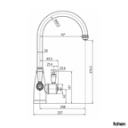 3-in-1 Fohen Holden Cruciform - Brushed Brass
