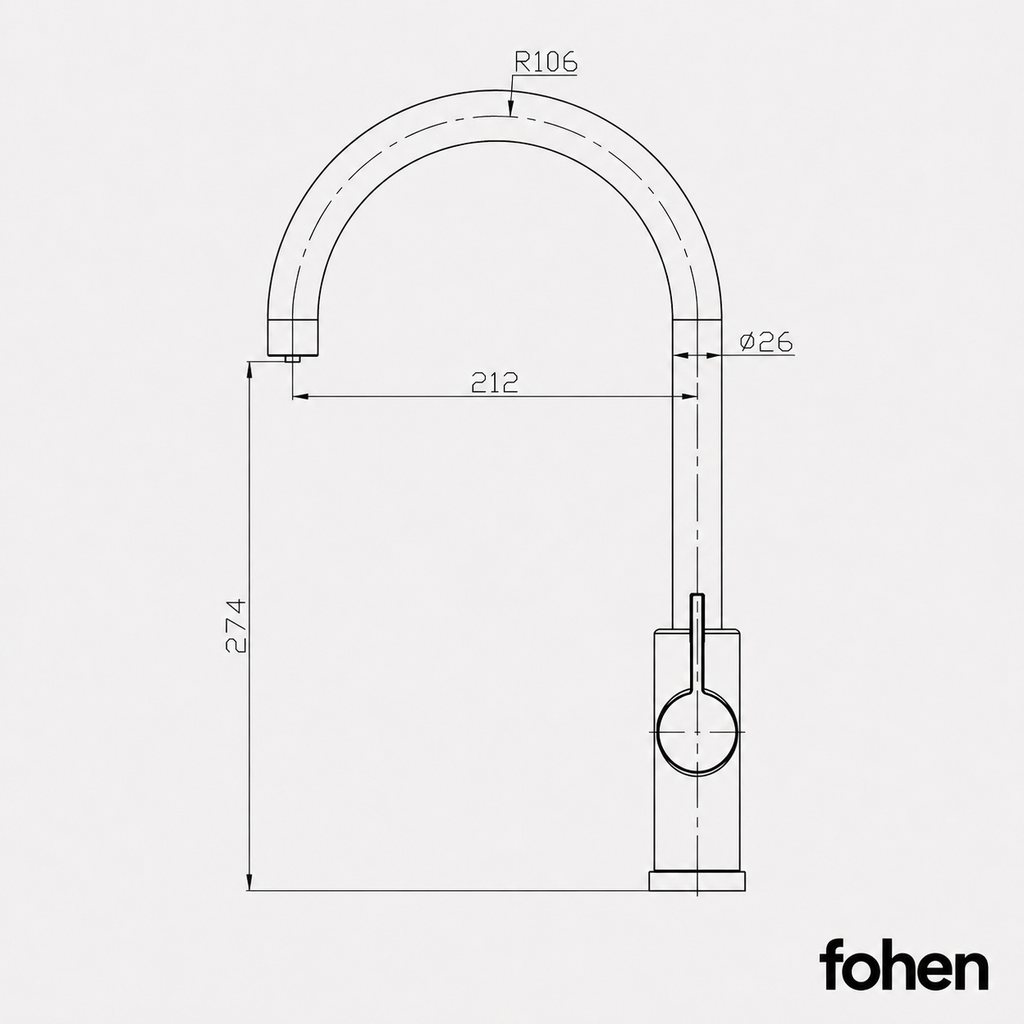 4-in-1 Fohen Fervente Touch - Brushed Nickel