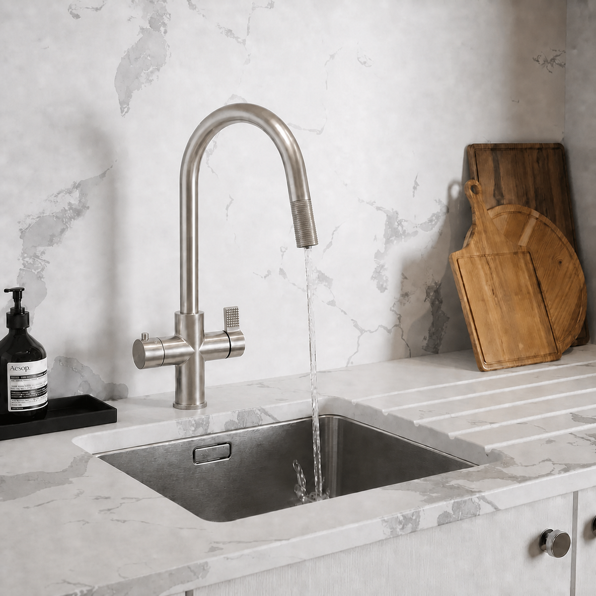 4-in-1 Hanström Flex Pro - Brushed Nickel