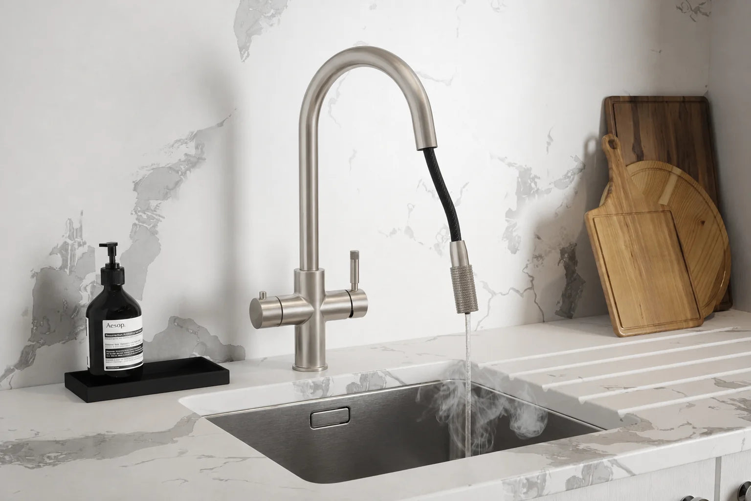 4-in-1 Hanström Flex Pro - Brushed Nickel